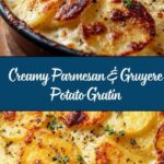 Crispy Parmesan and Gruyere Potato Gratin Recipe