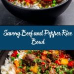 Beef and Pepper Rice Bowl Recipe