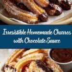 Easy Homemade Churros with Chocolate Sauce Recipe