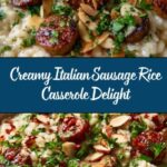 Creamy Italian Sausage and Rice Casserole Recipe