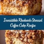 Rhubarb Streusel Coffee Cake Recipe