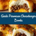 Garlic Parmesan Cheeseburger Bombs Recipe