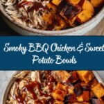 BBQ Chicken & Roasted Sweet Potato Bowls Recipe