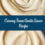 Toum Garlic Sauce Recipe