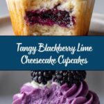 Blackberry Lime Cheesecake Cupcakes Recipe