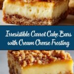 Carrot Cake Bars with Cream Cheese Frosting Recipe