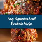 Easy Vegetarian Lentil Meatballs Recipe