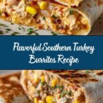 Southern Turkey Burritos with Refried Beans Recipe