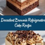 Easy Brownie Refrigerator Cake Recipe
