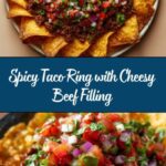 Spicy Ground Beef Taco Ring Recipe