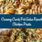 Crock Pot Salsa Ranch Chicken Pasta Recipe
