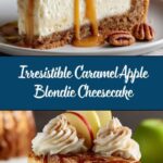 Caramel Apple Blondie Cheesecake Recipe