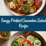 Pickled Cucumber, Onion, and Bell Pepper Salad Recipe