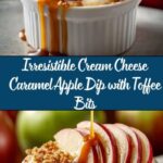 Cream Cheese Caramel Apple Dip with Toffee Bits Recipe