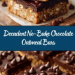 No-Bake Chocolate Oatmeal Cookie Bars Recipe