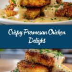 Crispy Parmesan Chicken with Dreamy Garlic Sauce Recipe