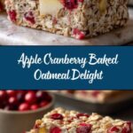 Apple Cranberry Baked Oatmeal Recipe