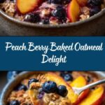 Peach Berry Baked Oatmeal Recipe