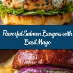Salmon Burgers with Basil Mayo Recipe