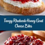 Rhubarb Honey Goat Cheese Appetizer Recipe