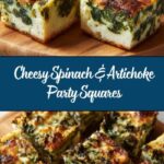 Spinach & Artichoke Dip Party Squares Recipe