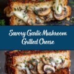 Garlic Mushroom Grilled Cheese Recipe