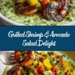 Grilled Shrimp & Avocado Salad Recipe