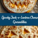 Jack-o-Lantern Cheese Quesadillas Recipe