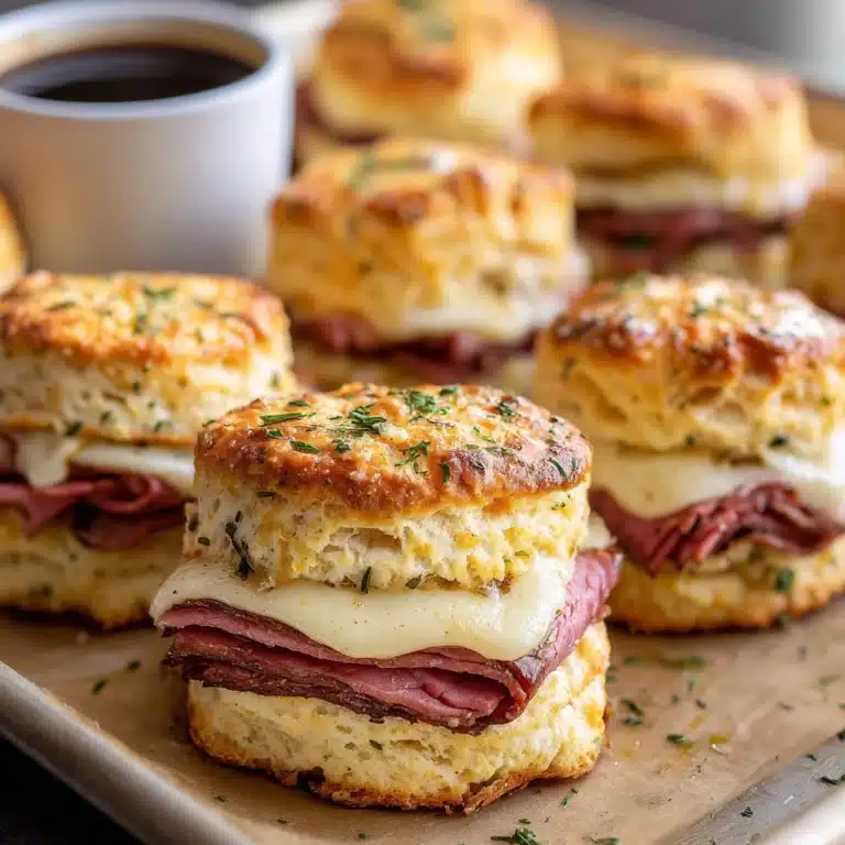 Baked French Dip Biscuits Recipe