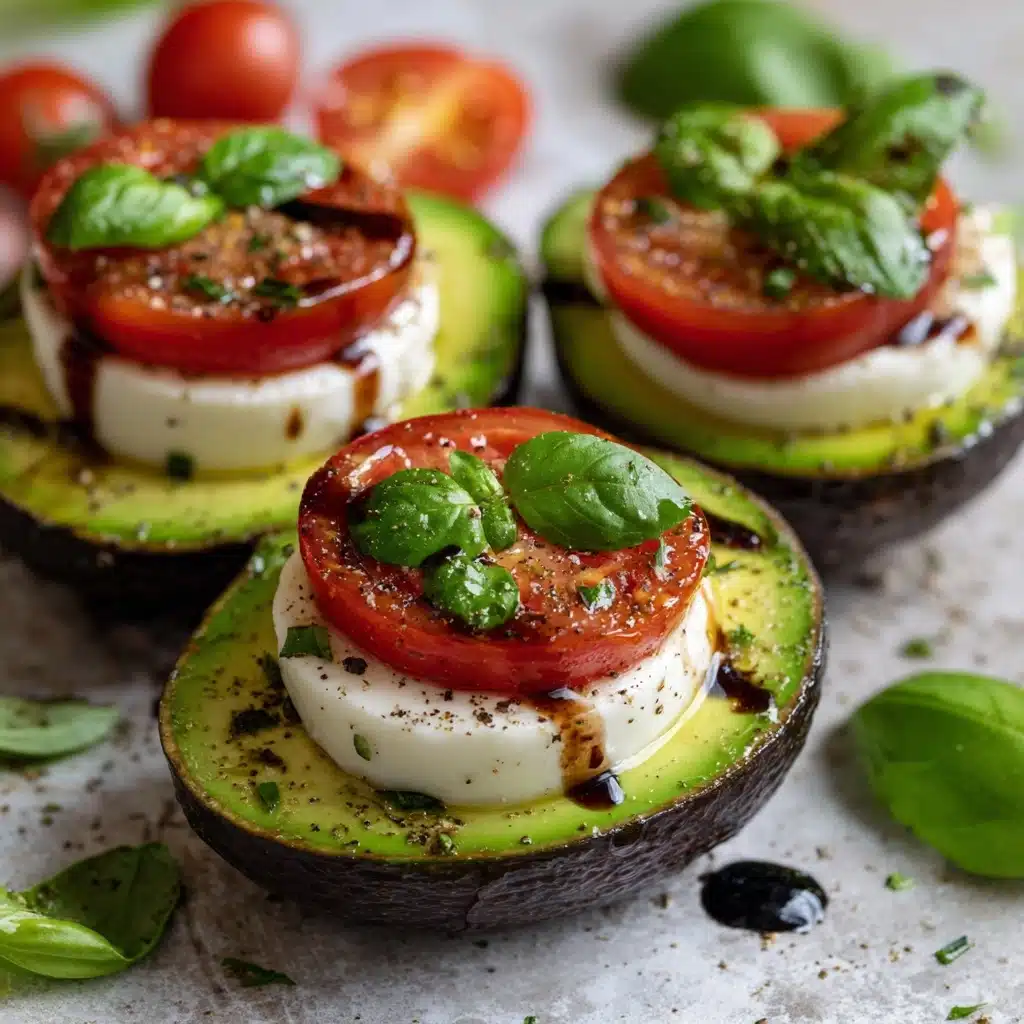 Caprese Stuffed Avocados Recipe