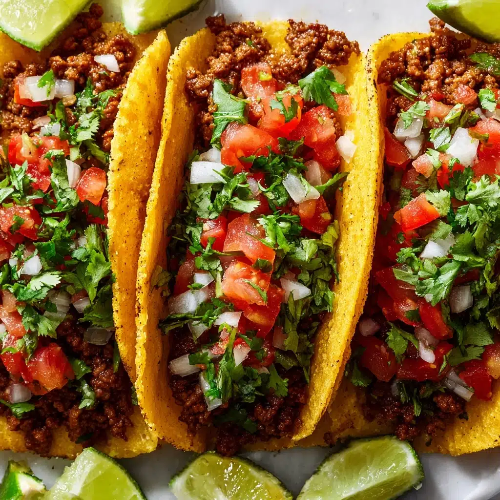 Crispy Ground Beef Tacos Recipe - Recipe Image