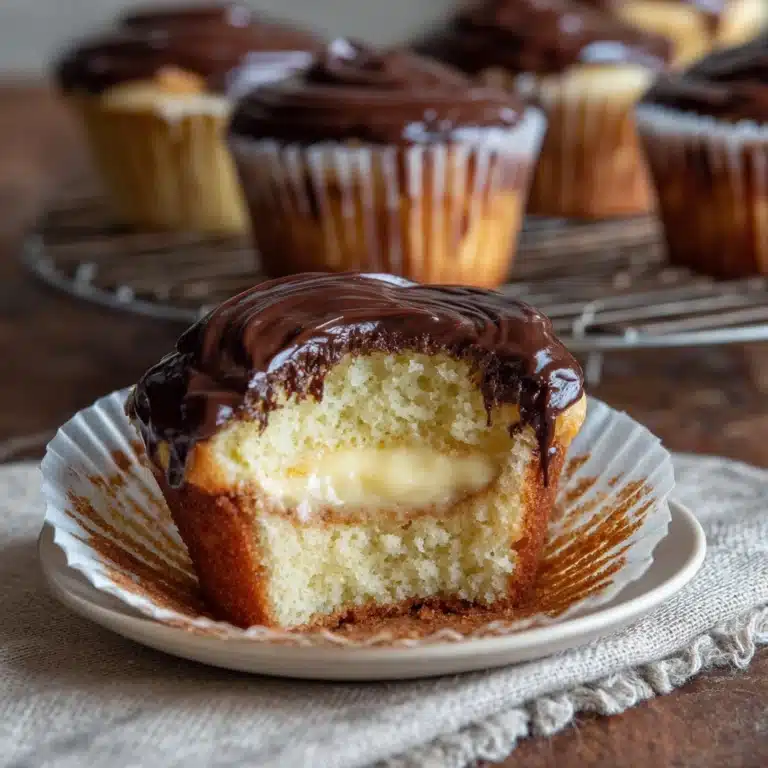 Daddy’s Boston Cream Cupcakes Recipe