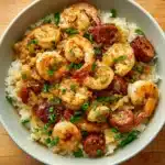 Shrimp and Sausage Cabbage Bowl Recipe