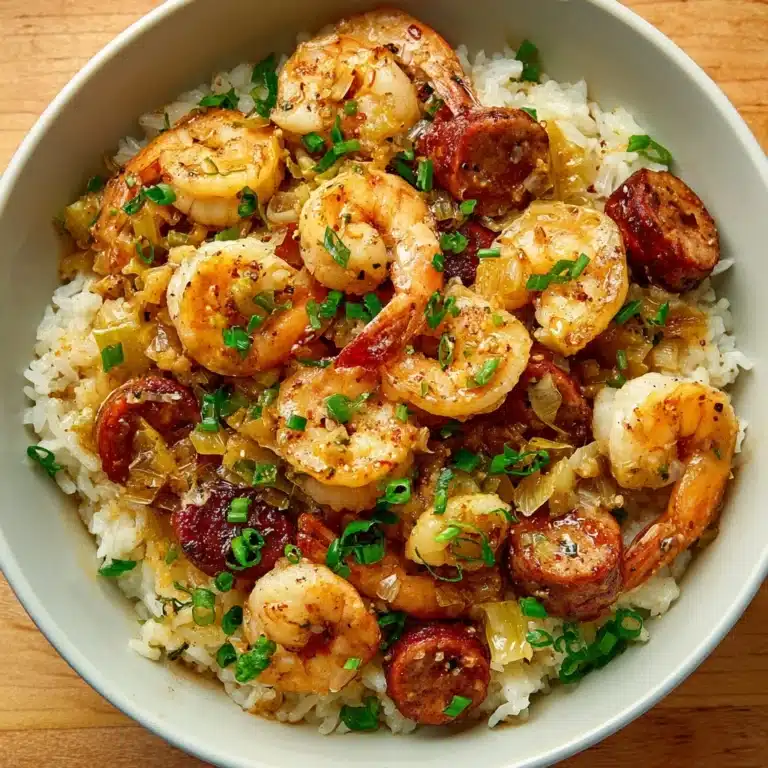 Shrimp and Sausage Cabbage Bowl Recipe