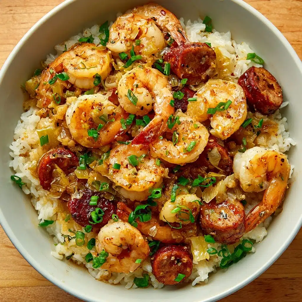 Shrimp and Sausage Cabbage Bowl Recipe