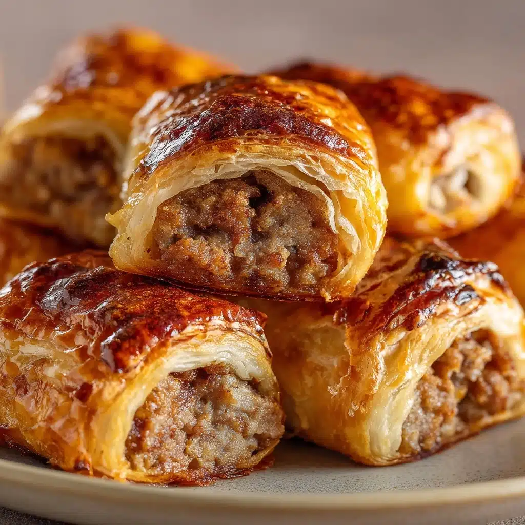 French Onion Sausage Rolls Recipe