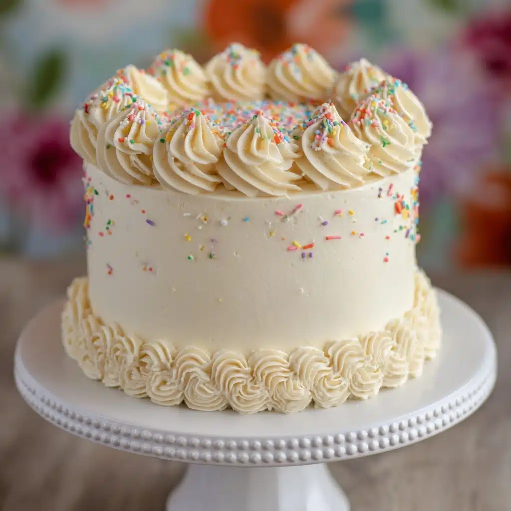 Classic White Cake Recipe - Recipe Image