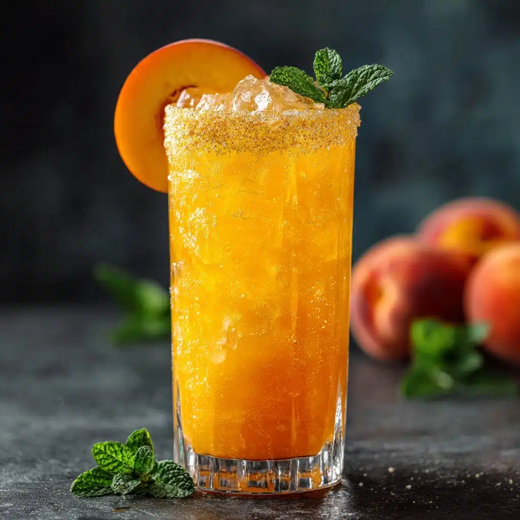 Golden Hour Peach Lemonade Recipe - Recipe Image