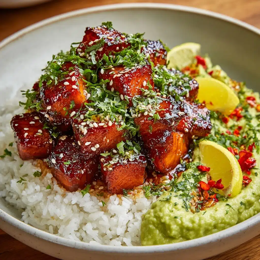 Spicy Chipotle Honey Salmon Bowls Recipe - Recipe Image