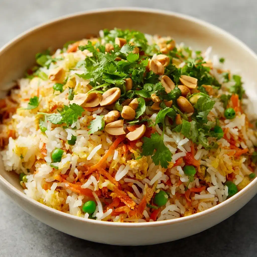 Satay Crispy Rice Salad Recipe