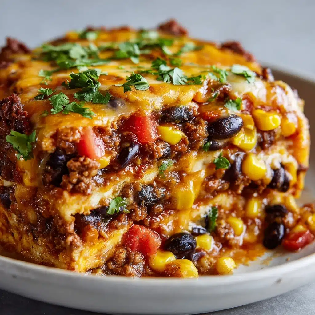 Southwestern Black Bean Casserole Recipe - Recipe Image