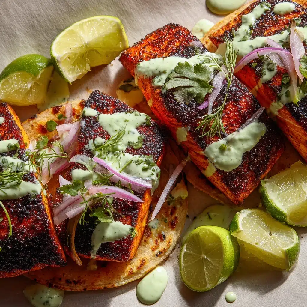 Blackened Salmon with Grilled Naan and Lime Slaw: An Amazing Ultimate Recipe - Recipe Image