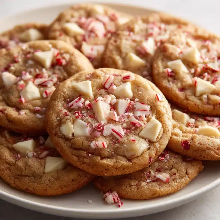 White Chocolate Peppermint Crunch Cookies Recipe