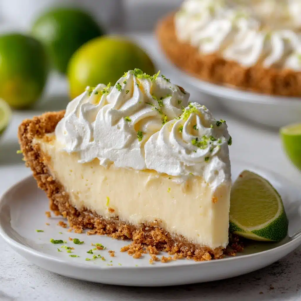 Key Lime Pie with Whipped Cream Recipe - Recipe Image