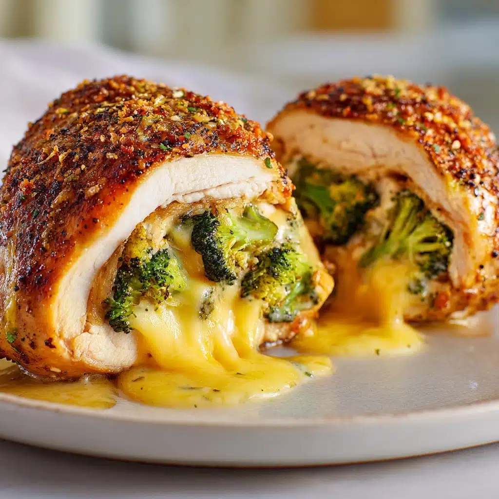 Broccoli Cheddar Stuffed Chicken Breast Recipe - Recipe Image