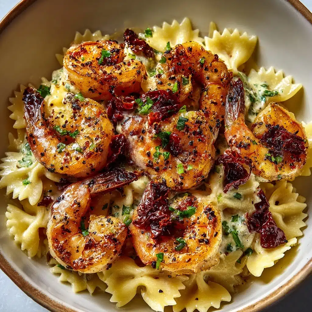Creamy Garlic Shrimp Pasta Recipe - Recipe Image