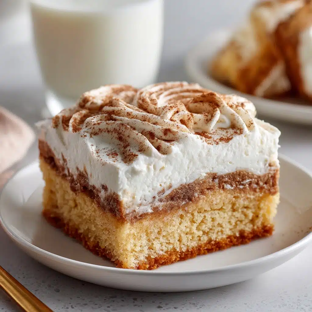Cinnamon Roll Poke Cake Recipe