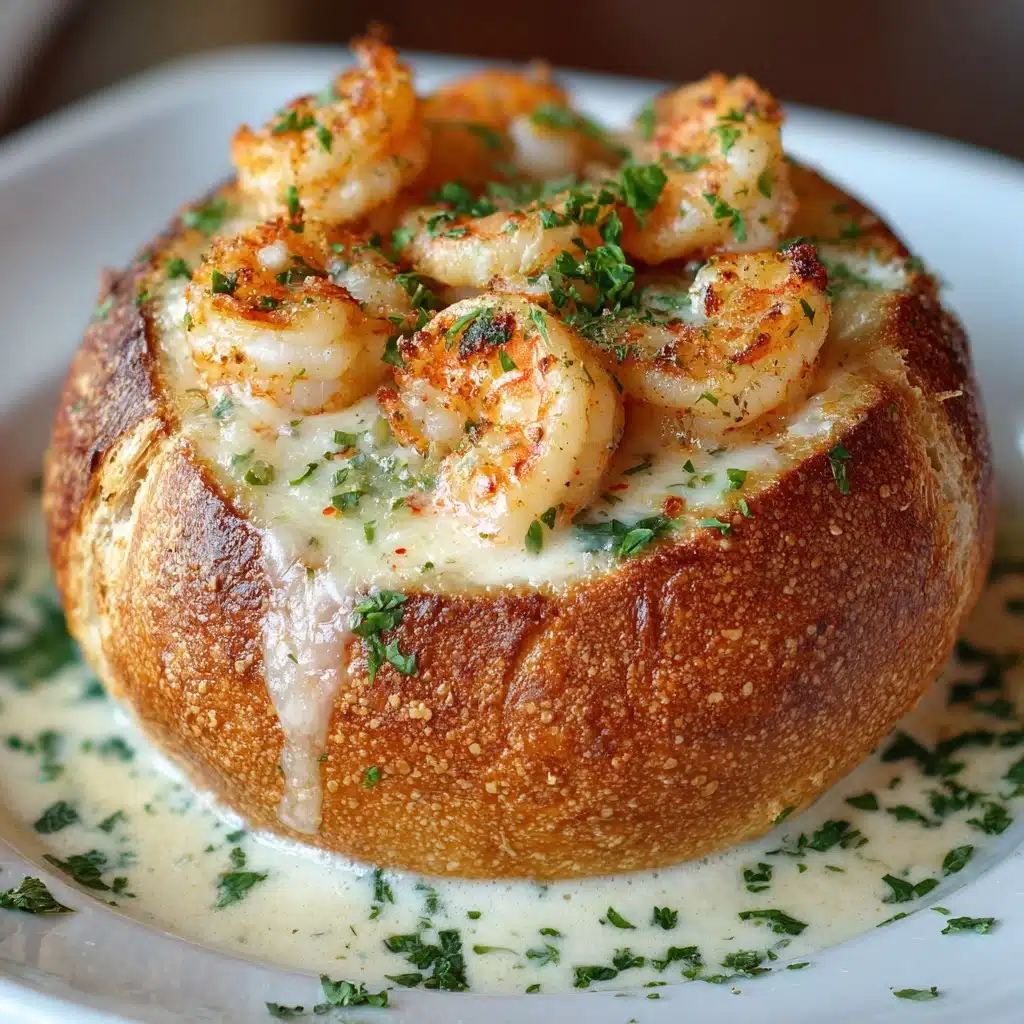 Stuffed Seafood Bread Bowl Recipe
