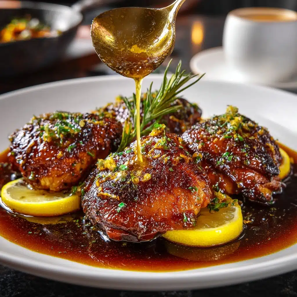 Honey Garlic Lemon Pepper Chicken Thighs Recipe