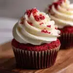 Red Velvet Cookie Cups with Cream Cheese Frosting Recipe